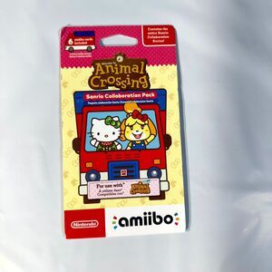 NEW Authentic SANRIO Animal Crossing Amiibo 6 Card‎ Pack Collaboration Target